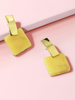 Boucles dOreilles Blond Metal Bijoux Femme Percé