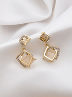 Boucles doreilles Blond Metal femme bijoux