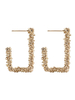 Boucles doreilles Blond Metal Non Pierré Bijoux Femme