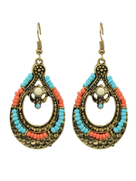 Boucles doreilles Boho Dangle évidées Boucles doreilles