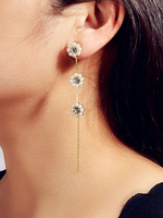 Boucles Doreilles Boucles Doreilles Bijoux Femme Blond Métal Percé