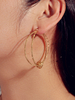 Boucles doreilles créoles en or Boucles doreilles pour femmes Bijoux