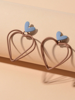 Boucles dOreilles Cœur Découpées Bijoux Femme