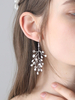 Boucles doreilles de mariage bijoux de mariage argent perle