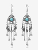 Boucles doreilles de mariage en pierres précieuses pour fille bijoux de mariée percés en métal