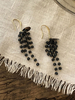 Boucles doreilles de mariage strass métal percé bijoux de mariée
