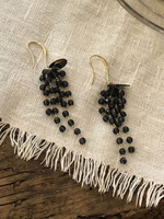 Boucles doreilles de mariage strass métal percé bijoux de mariée