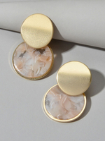 Boucles dOreilles Eblouissantes Or Cadeau Rond pour Elle
