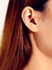 Boucles doreilles en alliage de zinc blond percé femmes bijoux
