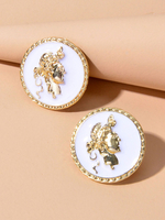 Boucles doreilles en argent Boucles doreilles en relief
