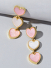 Boucles doreilles en forme de coeur Femme Bijoux