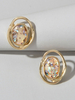 Boucles doreilles en or évider Bijoux Femme
