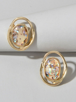 Boucles doreilles en or évider Bijoux Femme