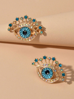 Boucles Doreilles Evil Eye Femme Bijoux