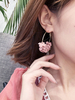 Boucles doreilles fleur boucles doreilles déclaration boucles doreilles cadeau pour elle