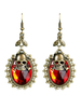 Boucles doreilles Halloween Dangle Earrings Boucles doreilles Punk Rhinestone Skull
