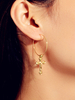 Boucles doreilles Métal Blond Percé Femme Bijoux