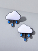 Boucles doreilles Nuage Femme Bijoux