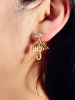 Boucles Doreilles Parapluie Creux Out Femme Bijoux