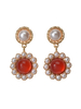 Boucles doreilles pendantes à fleurs Boucles doreilles pendantes en perles Bijoux pour femmes