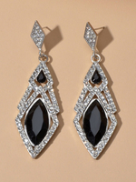 Boucles doreilles pendantes Boucles doreilles noires