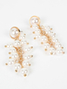 Boucles dOreilles Perles Blondes Perlé Percé Femme Bijoux