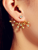 Boucles dOreilles Perles Blondes Perle Percé Femme Bijoux