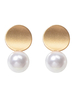 Boucles doreilles perles Vintage 1950s femmes bijoux cadeau pour elle