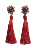 Boucles dOreilles Strass Ethniques Ethniques Franges Bohémiennes