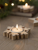 Bougeoir Arbre Accessoires Sabin de Noël Décoration Noël