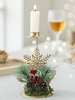 Bougeoir Arbre Accessoires Sabin de Noël Décoration Noël