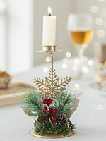 Bougeoir Arbre Accessoires Sabin de Noël Décoration Noël