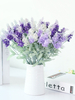 bouquet de mariage de fleur en soie attachée fête prénuptiale de fiançailles Pourpre lavande bouquet de mariée