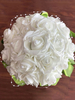 Bouquets de mariage blanc Bouquets de fleurs en soie Bouquet de mariée