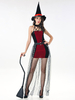 Bourgogne Costumes Dhalloween À Bretelles Ceinture Ceinture Polyester Femmes Sorcière Mardi Gras Ensemble Costumes De Vacances Déguisements Halloween