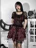 Bourgogne Lolita Tenue Jupe à manches courtes