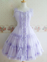 Boutons doux Polyester Lolita Robe Déguisements Halloween