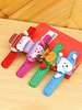 Bracelet à Claquer Bande de Slap Enfant Fille Garçon Jouets de Noël Renne Lumière