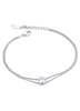 Bracelet argent Zirconia Double chaîne Bracelet Bijoux des femmes