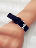 Bracelet Ceinture Noire Femme Bracelets En Cuir Synthétique
