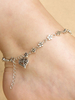 Bracelet Cheville Charme Chaussures Argent Pendentif Sweetheart Bracelets Femme Femme