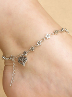 Bracelet Cheville Charme Chaussures Argent Pendentif Sweetheart Bracelets Femme Femme