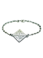 Bracelet de croix de Vampire Knight argent Déguisements Halloween