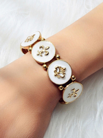 Bracelet en or femmes bijoux mère cadeau pour elle