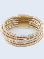 Bracelet fascinant en nylon mode fermoir magnétique