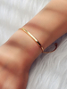 Bracelet Femme Bracelets Géométriques En Alliage De Métal Blond