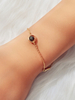 Bracelet pour femme Bracelets en métal cristal vert clair