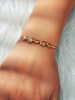 Bracelet Pour Femme Bracelets Géométriques En Métal Blond