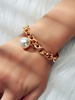 Bracelet Pour Femme Bracelets Géométriques En Perle De Métal Blond Découpé