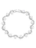 Bracelet Pour Femme Strass Argent Bracelets Strass Métal